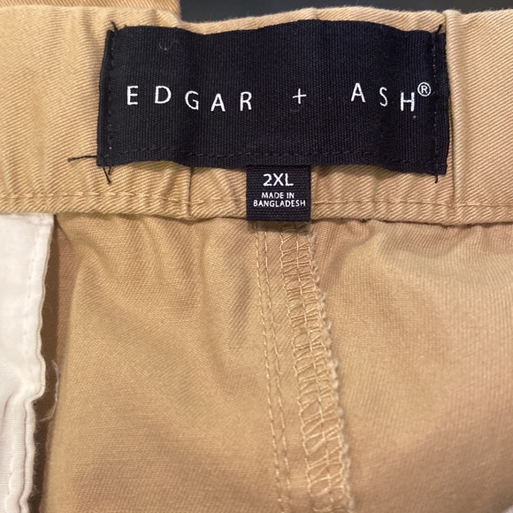 Edgar Ash Men Tan Drawstring Elastic Comfort Waist Stretch Running Joggers XL - Picture 6 of 6